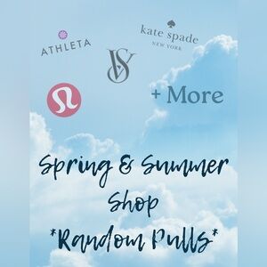 BOOKMARK my upcoming live show! Spring & Summer Shop Random Pulls